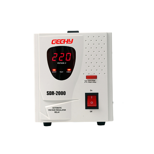 Best-Selling 2000VA 220V Single-Phase Voltage Regulator 2KVA SDR Electronic Home Refrigerator Stabilizer for AC Single-Phase Use