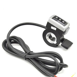 24V 36V 48V 106DX电动自行车踏板车拇指油门，带开关电池状态手指油门油门手柄 - Product Image 4