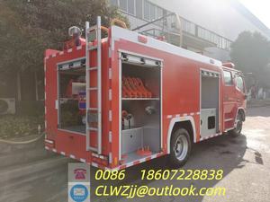 New DongFeng Double Cabin 4x2 Diesel 6T 5001-7000L EURO 5 55M Water Foam <b>Tanker</b> Emergency Rescue Fire Fighting <b>Truck</b> - Product Image 5