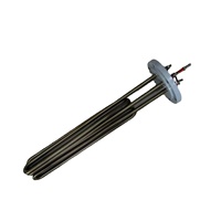 Calentador de inmersión de brida OEM 380V 400V con tubo de temperatura para sensor de temperatura (termopar)