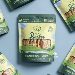 Custom Stand Up Pet Food Packaging Bags | Aluminum <b>Foil</b> Moisture Proof Zipper Pouches with <b>Window</b> - Product Image 5