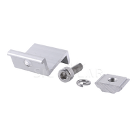 Support de montage de panneau solaire, pince d'extrémité en aluminium, pince pour module PV, pour structure de ferme solaire photovoltaïque sur toiture