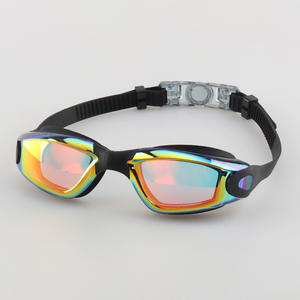 แว่นตาว่ายน้ำสำหรับผู้ใหญ่เลนส์ซิลิโคนปะเก็นป้องกันรังสียูวีสำหรับการแข่งขันของผู้ชายผู้หญิงโลโก้ตามสั่ง - Product Image 2