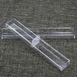 Caja de Regalo Rectangular de Acrílico Transparente - Empaque de Plástico Transparente con Cristales de Diamante para Regalos Promocionales - Product Image 3