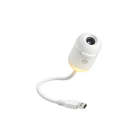 Mini Lámpara Nocturna LED USB Recargable para Decoración del Hogar, Proyector de Estrellas de Galaxia de Doble Proyección para Dormitorio, Regalo Práctico