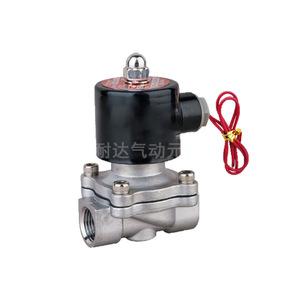 Válvula Solenoide de Acero Inoxidable 2S350-35 AC220V 304 Resistente a la Corrosión, Venta Directa de Fábrica para Medios Acuosos - Product Image 1