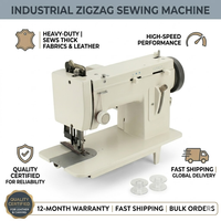 Machine à coudre zigzag industrielle à couple élevé MK-306 MK-309, grande manivelle de 7 à 9 pouces, kit en alliage d'aluminium