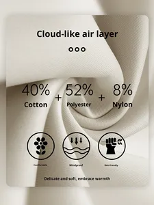 Pull à capuche doublé coupe-vent pour <span class=keywords><strong>femme</strong></span>, décontracté, ample, court, pour la course à pied, sport, manches longues, nouvelle collection automne-hiver, DAW165 - Product Image 6