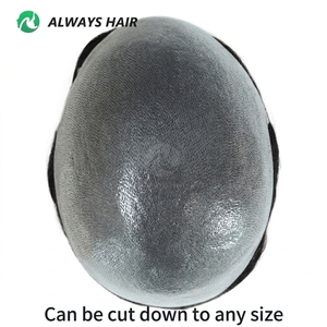 Prótesis Capilar <span class=keywords><strong>Invisible</strong></span> Ultrafina V-Loop de 0.03 mm con Cabello Indio, Sistema de Reemplazo Capilar, 64 Colores en Stock, para Hombres - Product Image 6