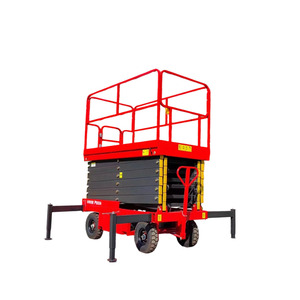 Nueva plataforma elevadora de tijera móvil eléctrica hidráulica de 4-18m con Motor, plataforma elevadora de tijera eléctrica hidráulica, carretilla elevadora a la venta - Product Image 4