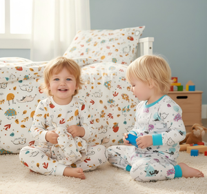 Tùy Chỉnh In Mô Hình 200gsm 180Cm Chiều Rộng 40S Gots Chứng Nhận Hữu Cơ 100% Cotton Dệt Kim Interlock Vải Cho Bé Trẻ Em Quần Áo - Product Image 3