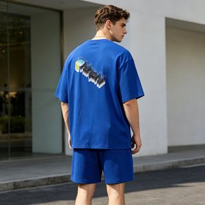 Camisetas personalizadas con logo azul para hombre, unisex, 100% algodón, talla grande, de alta calidad para hombre, unisex. - Product Image 6
