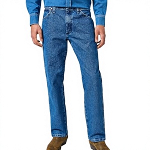 Jeans de Hombre 13MWZ, Corte Bootcut, Estilo Vintage, Transpirables, Cintura Media, Denim Lavado, Corte Regular, Pierna Recta, Azul, 34W/32L - Product Image 4
