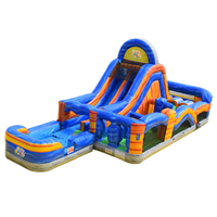Nouveau château gonflable en PVC pour enfants et adultes, parcours d'obstacles en forme de bonhomme en pain d'épices de Noël, couleur et taille personnalisées - Location pour fêtes