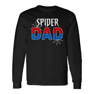 T-shirt à manches longues Spider Dad pour la fête des pères, cadeau d'anniversaire - Product Image 1