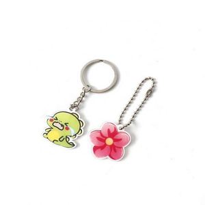Wholesale Custom Acrylic <b>Keychain</b> Clear <b>Anime</b> Printed Acrylic Charm Plastic <b>Keychain</b> - Product Image 3