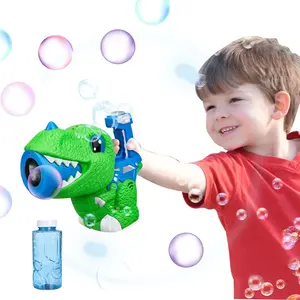Zhengguang Mainan Grosir Anak-anak Bahagia Musim Panas Pantai Luar Ruangan Elektrik Gelembung Berputar Permainan Mainan Ruang Pistol Gelembung Air Mainan