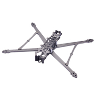 Cadre FPV 10 pouces MARK4 V2 Kit de cadre Freestyle en fibre de carbone à quatre axes 7 à 10 pouces Compatible avec les accessoires de drone à moteur 3115 900KV