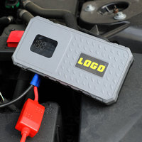Batterie au Lithium PONFLY 12V démarreur de saut de voiture alimentation de démarrage d'urgence 8000mAh batterie de voiture Booster batterie externe