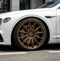 Rines de Aleación HZH Personalizados en Bronce Amarillo Oscuro Profundo de 16 Pulgadas y 5 Orificios, 130 PCD, para Mercedes Benz y BMW