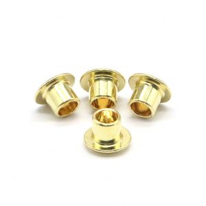 Rivets semi-creux en laiton à tête ronde 3mm 4mm 5mm polis, norme ISO, tailles personnalisables pour l'assemblage de poignées de couteaux et de couverts - Product Image 3