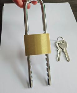 <span class=keywords><strong>Candado</strong></span> de latón de grillete largo con grillete ajustable <span class=keywords><strong>para</strong></span> puertas, gabinetes, bicicletas, scooters, cobertizos, puerta de valla - Product Image 5