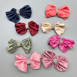 Lazos de cinta hechos a mano con adornos de diamantes de imitación para accesorios para el cabello, uso diario, primavera 2024, origen Jinhua - Product Image 2
