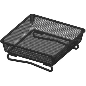 ที่ให้อาหารนกทรงสี่เหลี่ยมโลหะ TJ-001 สีดำ ทนทาน ใช้กลางแจ้งได้ เหมาะสำหรับลานบ้านและสวน - Product Image 5