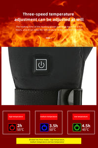 Guantes Calefactables de Fábrica OEM con Batería Eléctrica de Larga Duración de 8 Horas para Invierno, Ideales para Actividades al Aire Libre, Patinaje y Esquí - Product Image 3