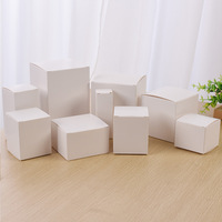 Boîtes à bougies en carton blanc jetables personnalisables de haute qualité en gros pour cadeaux