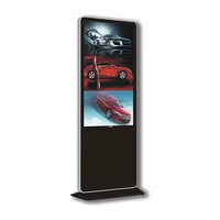 Pantalla Digital LCD Tipo Tótem, Señalización Digital Comercial con Instalación de Pie para Uso en Interiores