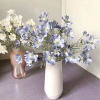 Kleine Europese enkelvoudige kunstzijde Cosmos bloem voor bruiloft, huis, vaas, bloemstuk decoratie