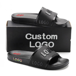 Bosirui Bán Buôn Siêu Mềm PU Slide Dép Biểu Tượng Tùy Chỉnh Cộng Với Kích Thước Mù<span class=keywords><strong>a</strong></span> Hè Mát Dép Với Cao Su Đế Tùy Chỉnh Hộp - Product Image 1