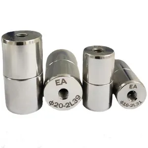 High precision stainless steel hardness stepped threaded knurled locating dowel pin