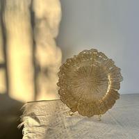 Assiette de Présentation en Plastique Transparent Style Rétro Luxe Vintage pour Mariages, Fêtes et Noël – Vente en Gros