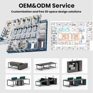 Mobilier bureau bureau moderne bureau en <span class=keywords><strong>bois</strong></span> bon marché pour direction en forme de L bureau - Product Image 3