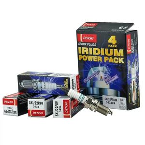 Bougie d'allumage DENSO Iridium neuve pour voiture 3434 SXU22PR9 pour Chevrolet SPARK (M300) 1.2L & <span class=keywords><strong>Fiat</strong></span> <span class=keywords><strong>500</strong></span> C 1.4L 2009 Filetage 19mm - Product Image 1