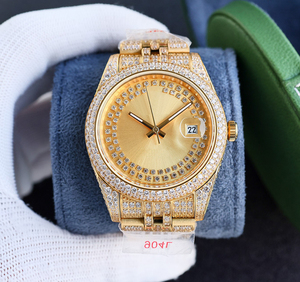 Người Đàn Ông Sang Trọng Của Moissanite Thiết Kế Đồng Hồ Tùy Chỉnh 18K Đá Quý Logo Kinh Doanh Chất Lượng Cao Đồng Hồ 22Mm Băng Tần Bán Buôn Giá Cả Phải chăng - Product Image 4