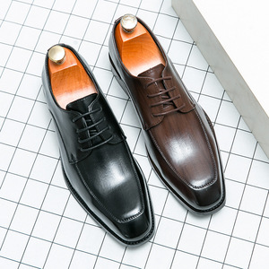 Chaussures Richelieu pour Hommes de Haute Qualité, en Cuir Véritable Respirant, à Lacets, Modèle Uni, Tendance Luxe, Idéales Été-Automne, Meilleures Ventes - Product Image 5