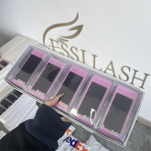 Dụng cụ nối mi chất lượng cao Cashmere, mi nối lụa, mi lẻ, khay đựng có nhãn riêng, 7-25mm, làm thủ công - Product Image 1