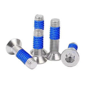 Chất lượng cao thép không gỉ <span class=keywords><strong>nylok</strong></span> Màu Xanh vá Vít phẳng chìm <span class=keywords><strong>Torx</strong></span> vít - Product Image 3