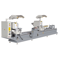 Scie à double tête CNC haute précision pour découpe d'aluminium, vente chaude en Chine, pour la fabrication de profilés de fenêtres et de portes