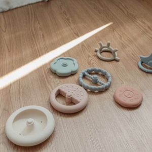 키즈 몬테소리 장난감 스태킹 링 부드러운 실리콘 쌓기 장난감 - Product Image 5