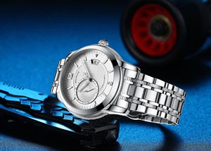 Vente en gros Montres pour hommes Montres étanches en acier inoxydable à double calendrier Montres d'affaires et de sport à quartz pour hommes - Product Image 5