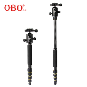 Trépied <span class=keywords><strong>photo</strong></span> d'extérieur OBO en fibre de carbone léger et portable avec rotule pour la <span class=keywords><strong>randonnée</strong></span> et le camping - Product Image 2