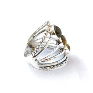 Bague en labradorite, argent sterling 925, bague en pierre précieuse, labradorite, collection artisanale, bagues fines, bijoux en argent, prix de gros - Product Image 3