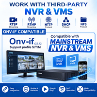 Cámara de Seguridad IP PoE de 3MP para el Hogar, Compatible con Hikvision y Dahua, Visión Nocturna IR, CCTV, Tipo Bala, para Interiores y Exteriores
