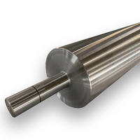 Rouleaux de convoyeur à gravité en acier revêtu de carbure de tungstène sur mesure, robustes