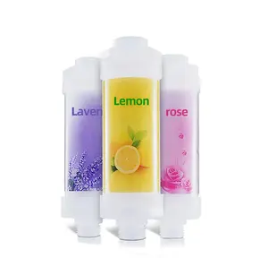 Precio de fábrica OEM lavanda Rosa limón aromas aroma ducha filtro con la mejor calidad