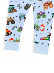 Conjuntos de <span class=keywords><strong>Ropa</strong></span> <span class=keywords><strong>para</strong></span> Niños Miozing, Pijamas de Bambú Orgánico <span class=keywords><strong>para</strong></span> Bebés, <span class=keywords><strong>Ropa</strong></span> de Bebé con Estampado Personalizado, <span class=keywords><strong>Ropa</strong></span> de Bebé OEM - Product Image 5
